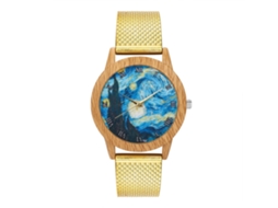 Reloj De Pulsera De Malla Zhoulianfa Unisex Moda Cuarzo T52-f (oro)