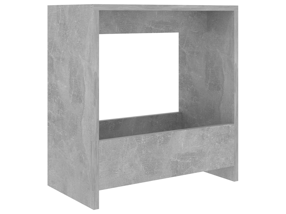 Side Table, Side Tables Vidaxl Cinzeto Madeira Processada (n/a)