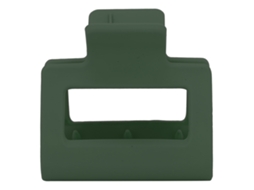 2026 pinza de Pelo Cuadrada de Plástico com Grip Forte, Clips de Mandíbula para Penteado, Verde Exército, para Meninas e Mulheres
