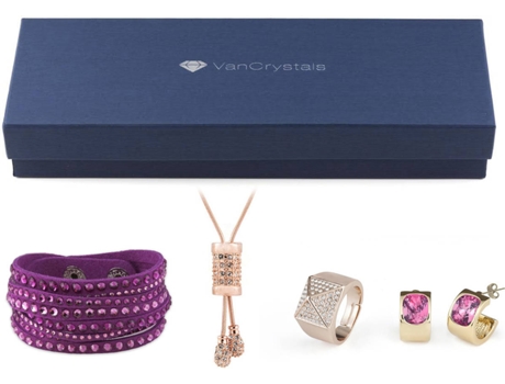 Conjunto de Joalharia VANCRYSTALS (Latão - Multicor - Talla Única)