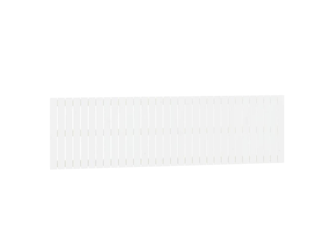 Cabeceira de Parede Madeira de Pinho Maciça Branco MAISON EXCLUSIVE (204x60 cm)