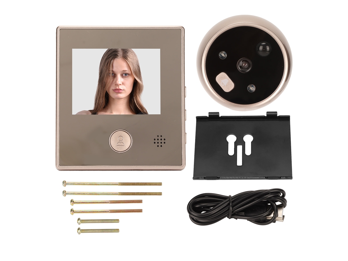 Campainha Inteligente Visual 3in 160º 2mp