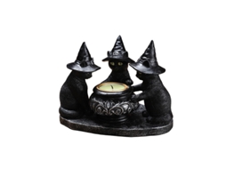 Laxiscreed | Casti De Halloween Com Figura De Fantasma, Feiticeiro, Gato Mágico E Caveira, Decoração Temática Assombrada