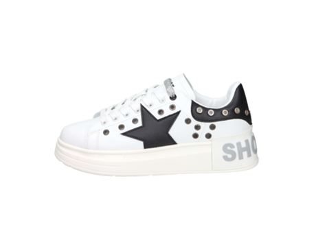 Sapatilhas De Mulher Shop Art Bassa Nero Sintetico Branco (36)