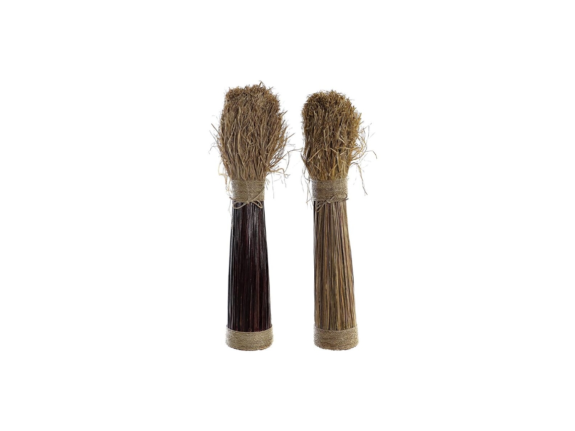 Conjunto de 2 Ramos de Flores Secas DKD HOME DECOR (27 x 27 x 72 cm)