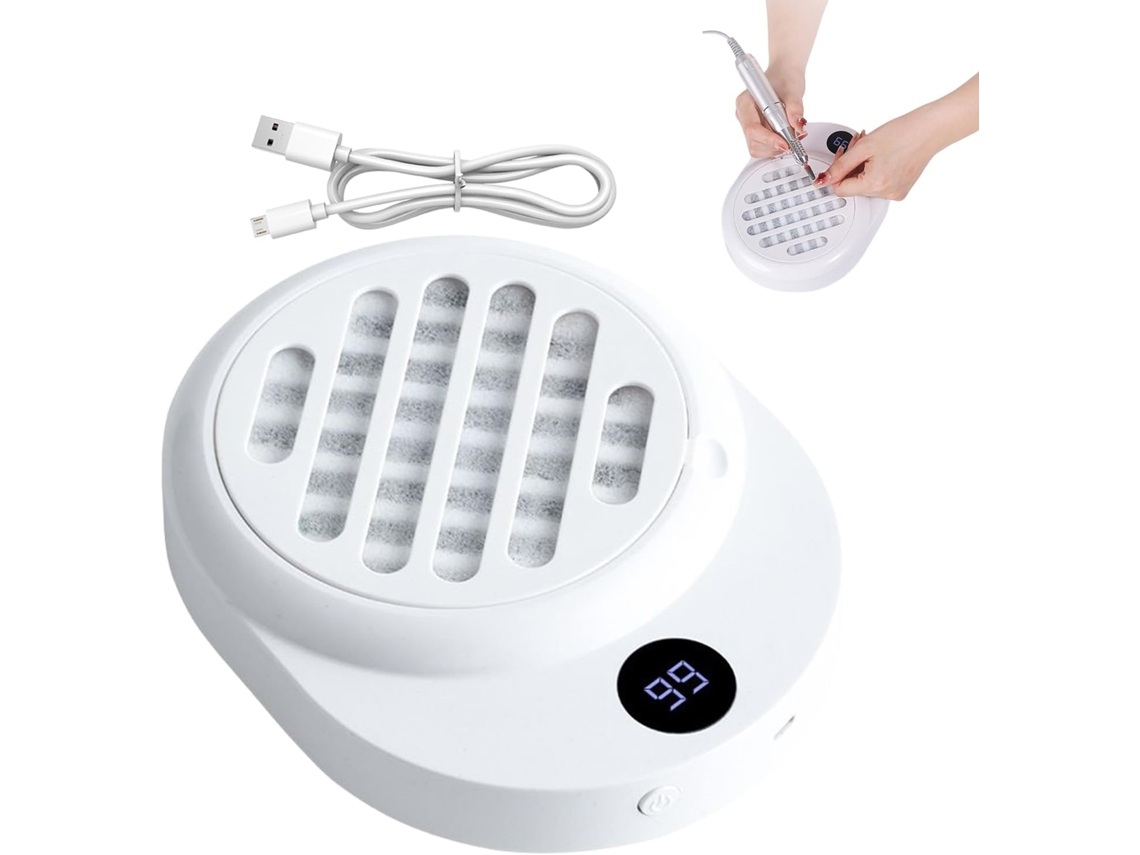 19,5 15,7 4,8 Ventilador De Unhas Com Coletor De Pó – X Cm Dispositivo