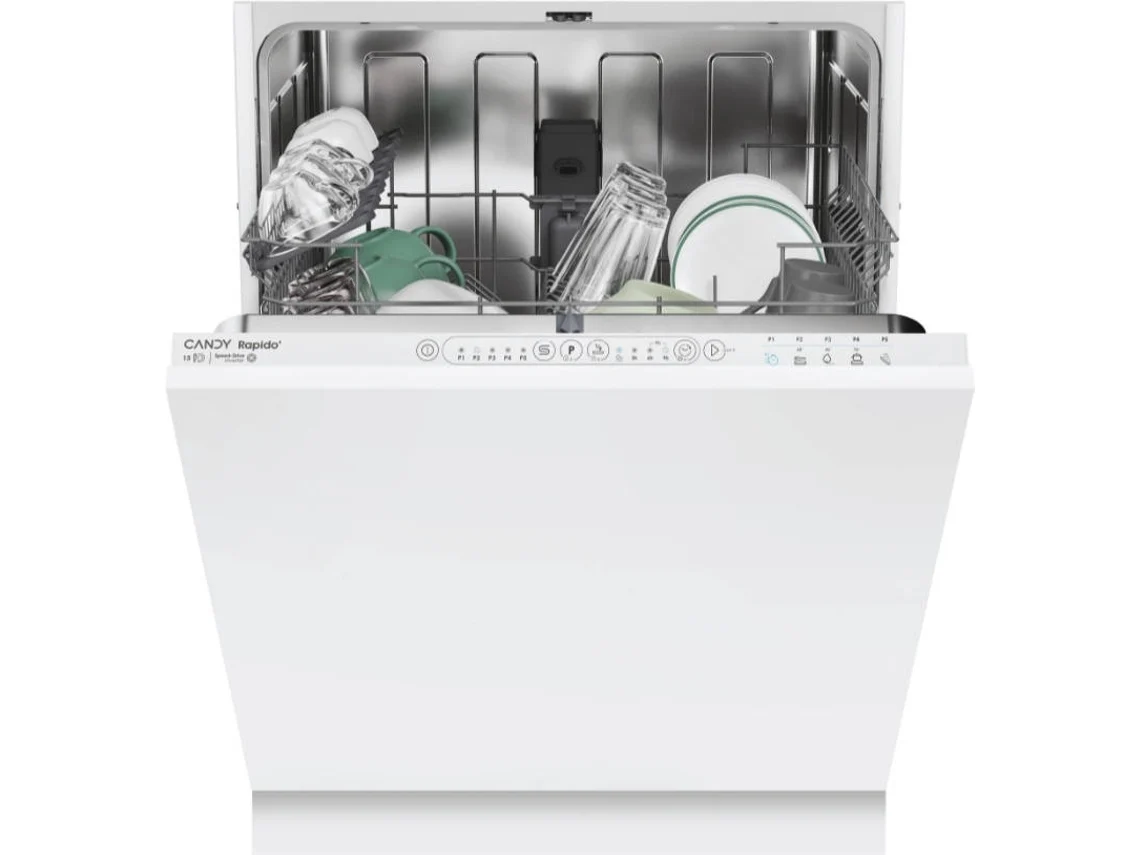 Máquina de Lavar Loiça Encastre CANDY CI 3E53E0W (14 Conjuntos - 60 cm - Painel Branco)