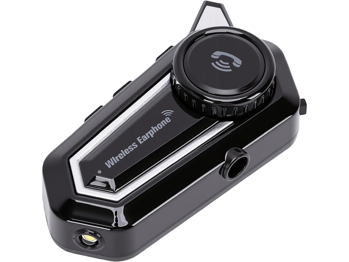 Kimiss Casque De Moto Haut-parleur Bluetooth, Double Écouteurs Antibruit Com Bluetooth 5.0 Edr, Ip67, 30 A 40