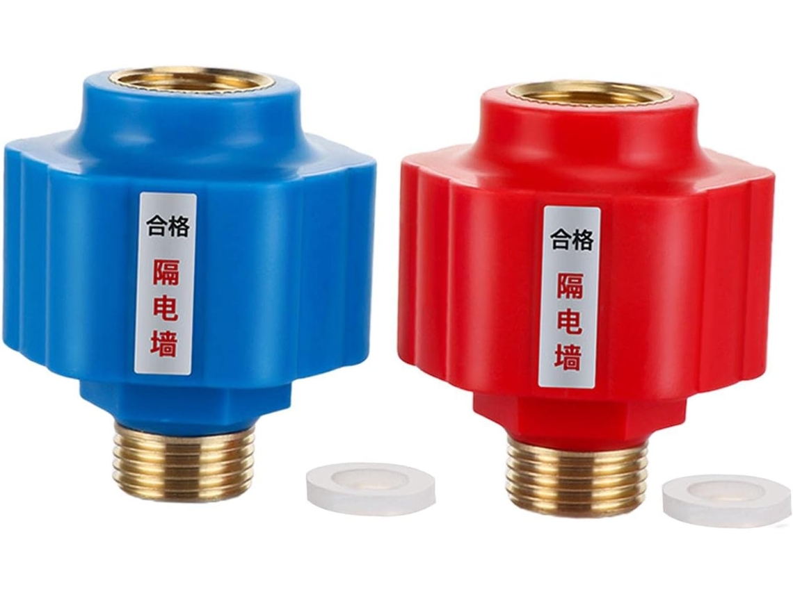 Conjunto De 2 Peças Válvulas Isolamento Antielétrico Para Aquecedor