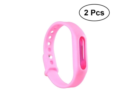 Pulseira repelente de mosquitos Tinksky para bebês e crianças, pacote com 2, com óleo essencial, não tóxico, botão de pressão, repelente de insetos, inseticida