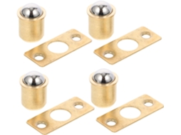 Toddmomy Conjunto De 10-fechos Esfera Em Cobre Puro Portas Armários, Fechos De Esfera Com Rolo Ajustáveis
