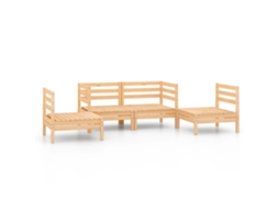 Garden Lounge Set, Garden Lounge Sets Vidaxl Marrom Madeira De Pinho (n/a)