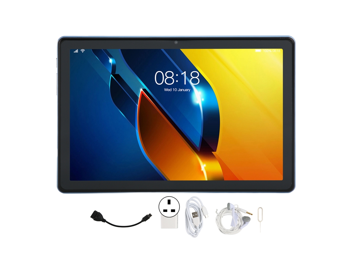 Tablet (5g Wifi Chamável) 10 Polegadas Android 11 6gb+128gb Front...