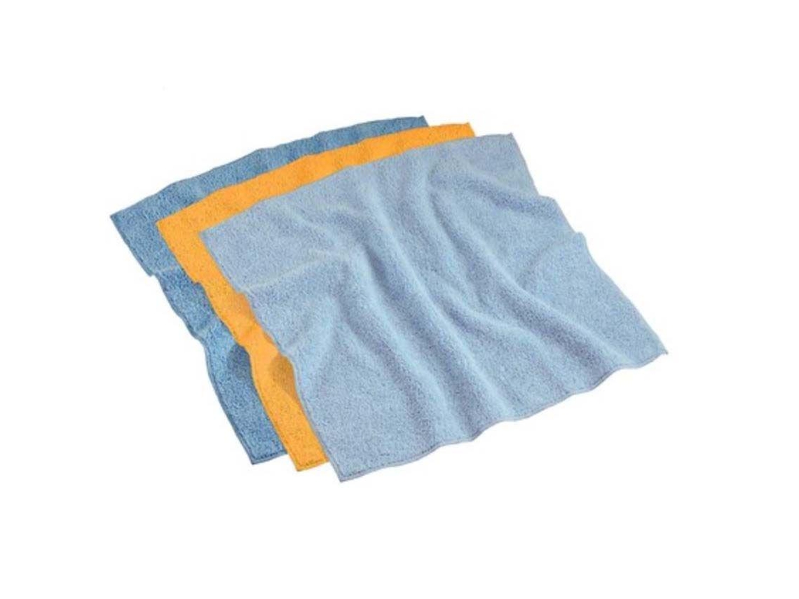 Panos de Microfibra 293 Amarelo Azul 3 Pcsshurhold