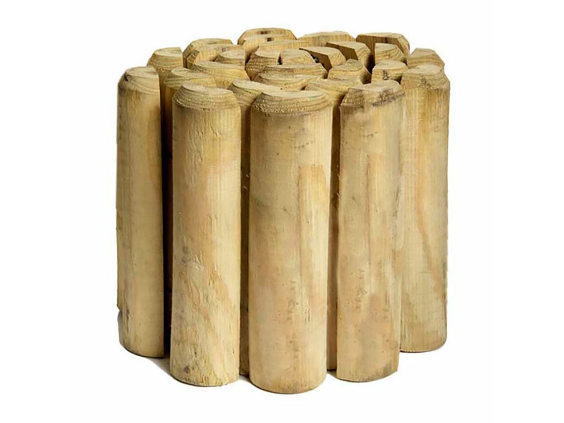 Bordura Flexible De Madera 20x5x200 Cm.