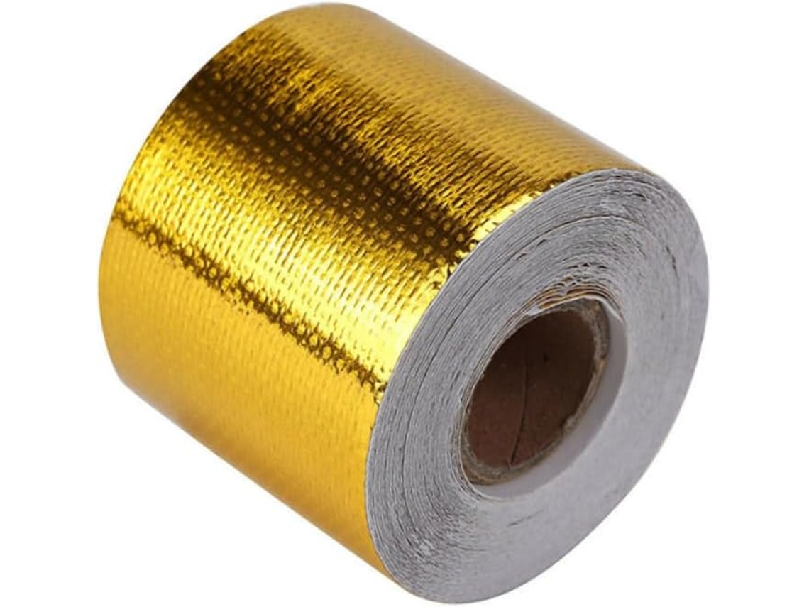 Fita Isolante Térmica Decorativa De 10m Para Motocicletas E Carros, Adesivo Resistente Para Escapamento E Motor