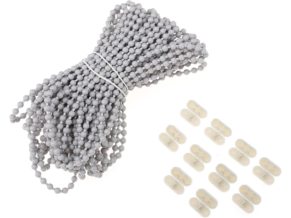 Corrente Ajustável Para Persiana De Rolo Com Contas Pompom, 1 Conjunto Para Uso Diário Em Ventiladores De Teto E Outros