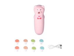 Mali aparador de Unhas Elétrico para Bebê Kit Lixador Recém nascido com 8 Cabeças Substituíveis Rosa