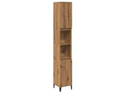 Bathroom Cabinet, Bathroom Cabinets Vidaxl Marrom Madeira Processada (n/a)
