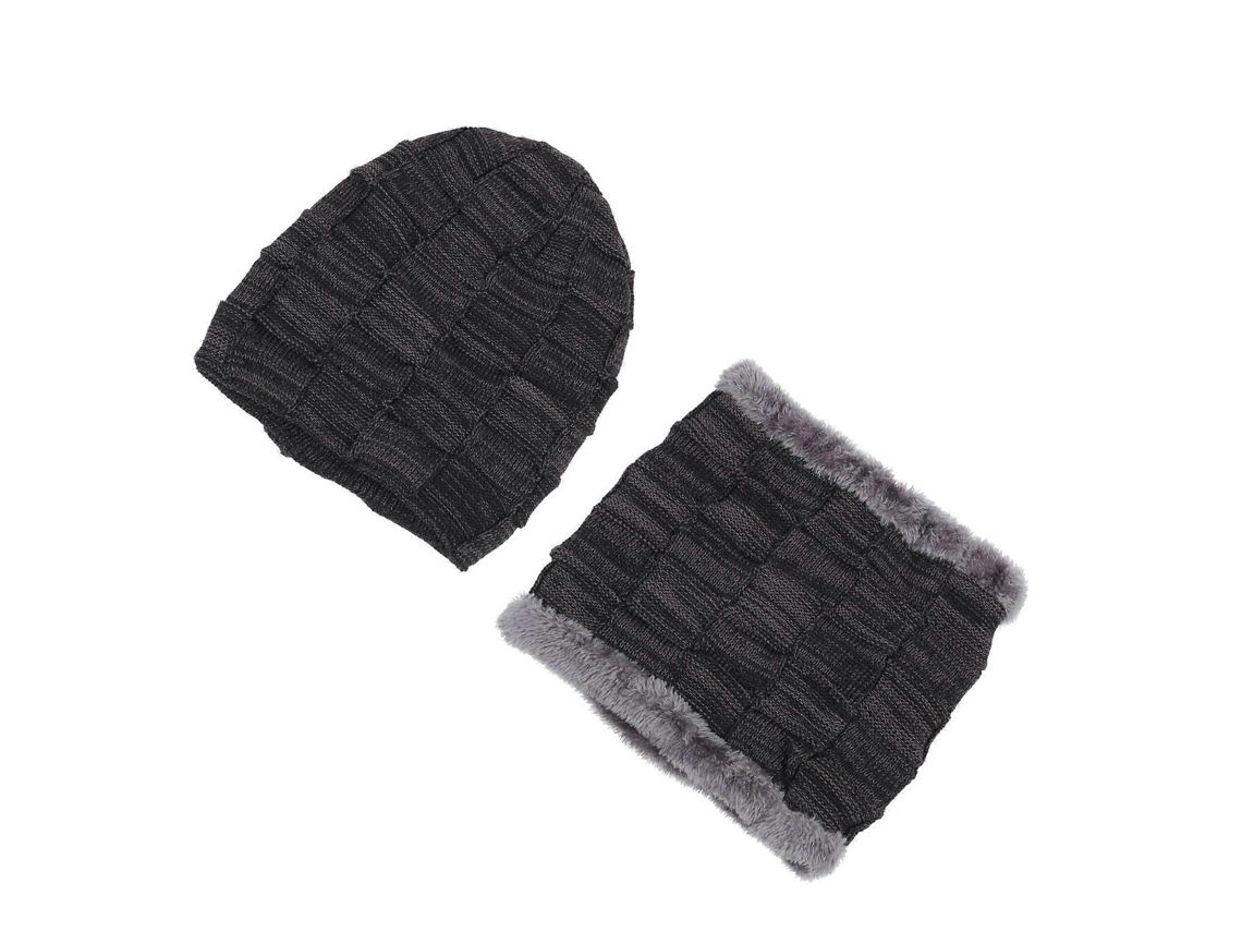 Gorro E Cachecol À Prova De Vento, Para Manter Aquecido, Inverno--