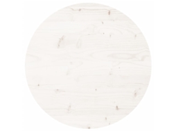 Table Top, Table Tops Vidaxl Branco Madeira De Pinho (50 X 3 Cm)