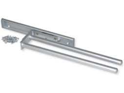 Toalheiro extensível EMUCA 2 braços Alumínio Anodizado mate