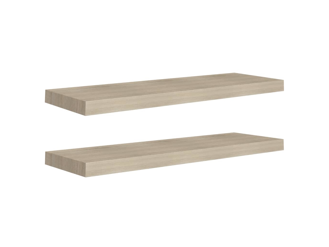 Wall Shelf, Wall Shelves Vidaxl Marrom Mdf (80 X 23.5 X 3.8 Cm)