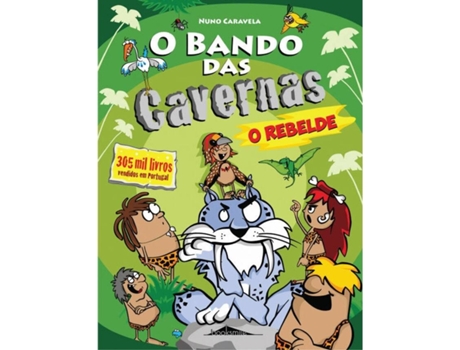 Livro O Bando das Cavernas 20: O Rebelde de Nuno Caravela (Português - 2018)