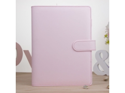 Caderno Macaron Suave A5 Rosa Para Meninas Presente Folha Solta Notebook Simples
