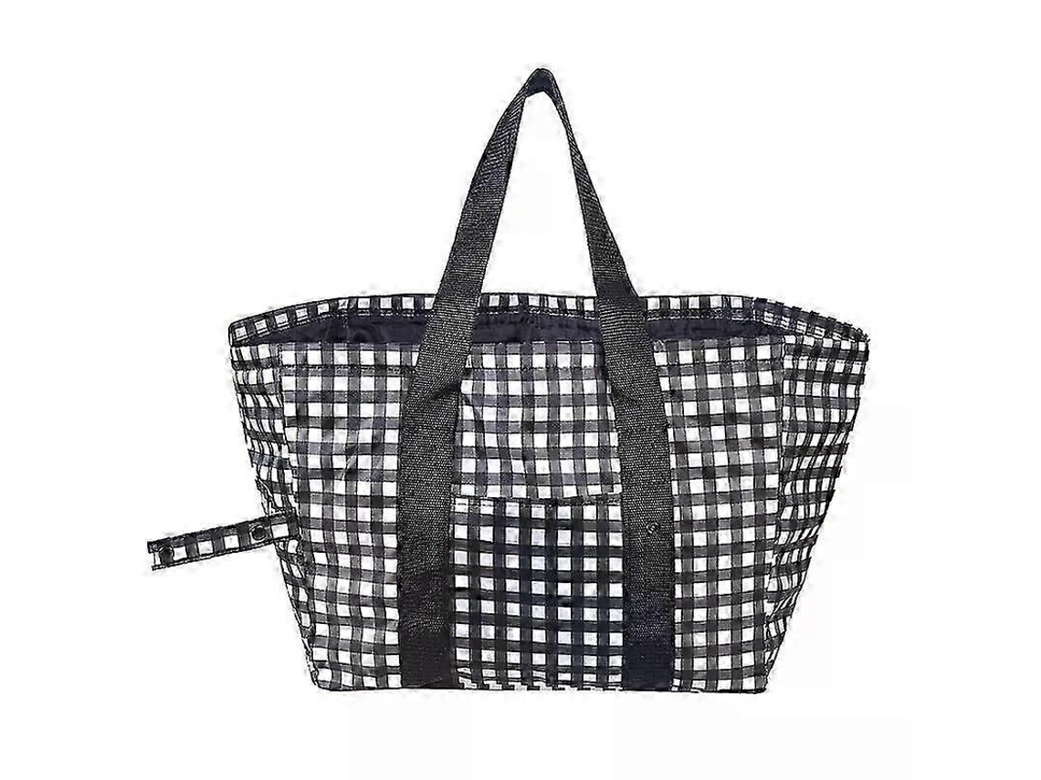 Bolsa Térmica Dobrável de Grande Capacidade com Gelo, Portátil, em Folha de Alumínio, para Piqueniques e Compras. GOKOCO