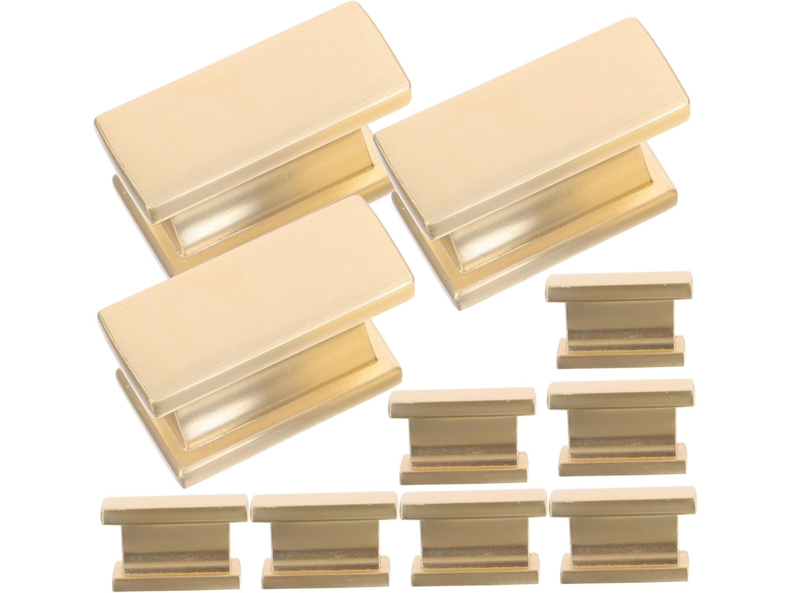 Nuobesty Conjunto De 10-puxadores Gaveta Em Metal Resistente Para Móveis, Design Moderno E Aderência Confortável