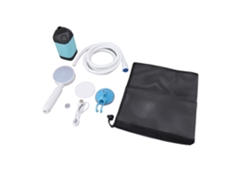 Chuveiro Elétrico Camping Externo Azul 10w 4800mah 5v 2a