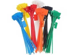 Abraçadeiras Cabo 250 Peças, De Abraçadeiras De Nylon Easy Mark 4x150 Mm, Etiquetas, Laços De Plástico, Para Dispositivos Usb
