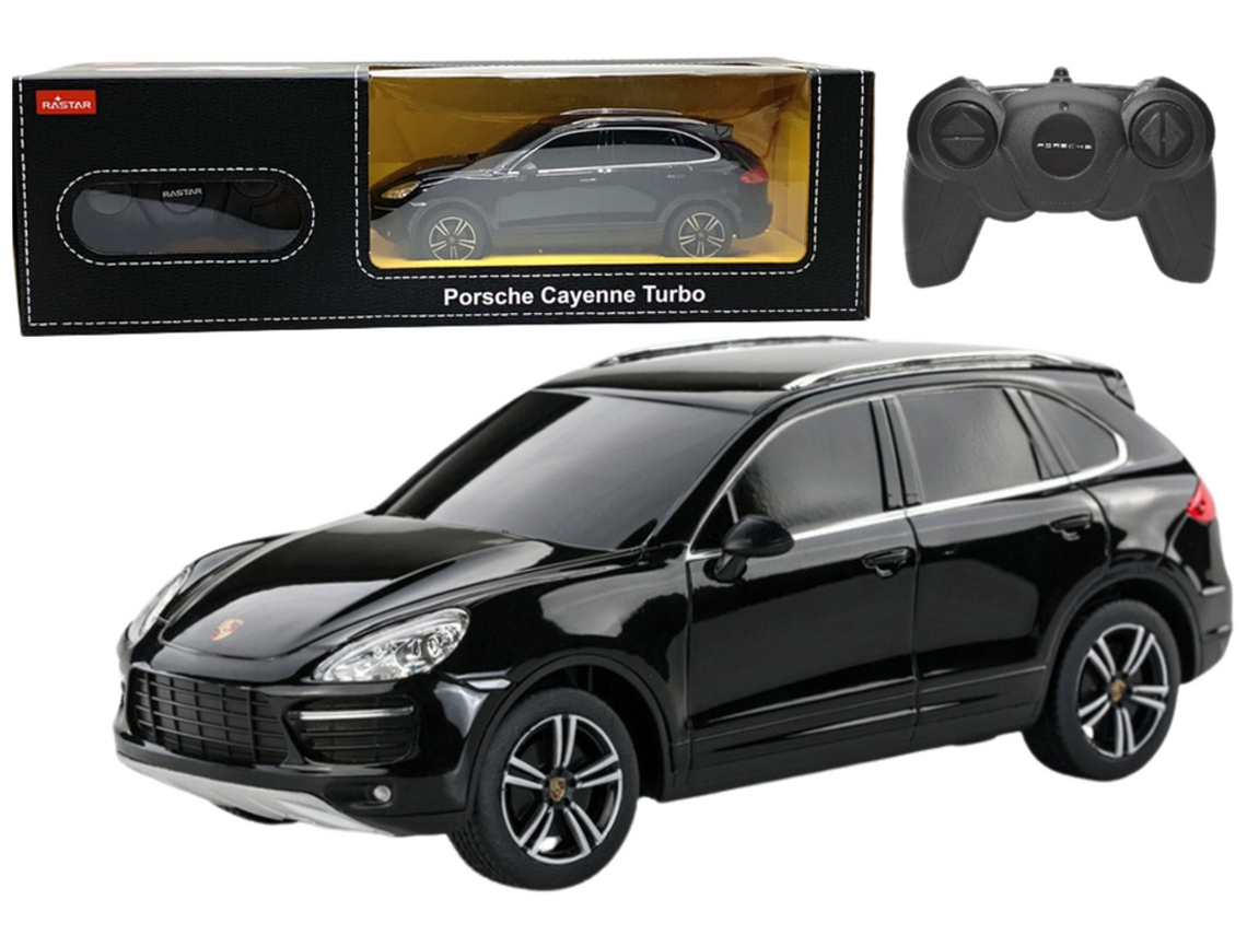 Carro Rc 124 Rastar Porsche Cayenne Turbo Preto