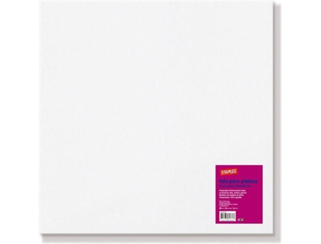 Tela de Pintura, Algodão, 40 x 40 cm, Branco