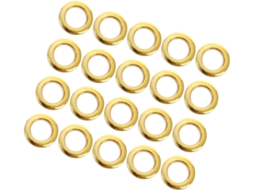 Conjunto De 80 Anéis Cortina Plástico, Acessórios Para Varão Sala Estar E Quarto, Dourado