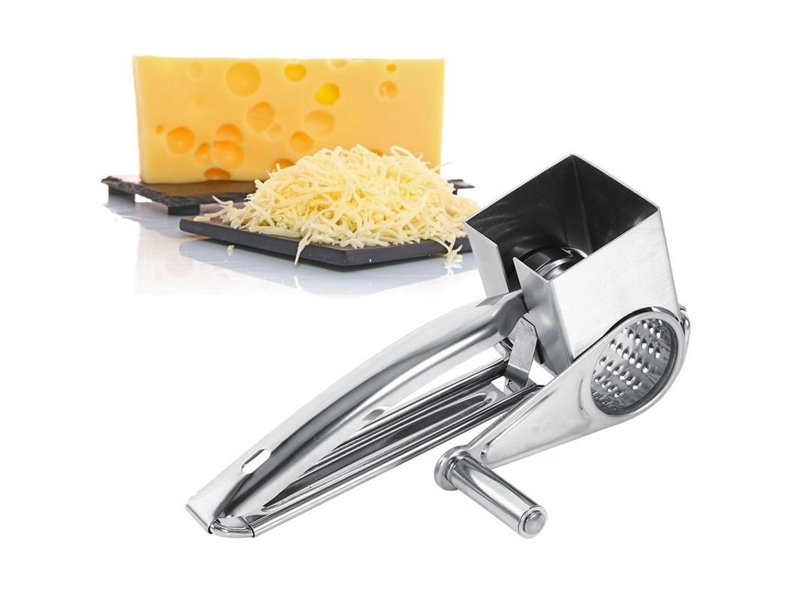 Rallador De Queso Giratorio De Acero Inoxidable Profesional Para Hogar Pequeño