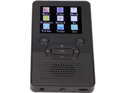 Reprodutor MP4/MP3 com tela colorida confortável de 1,8 polegadas, som sem perdas, 4,2 GB de armazenamento, para estudantes (8 GB)