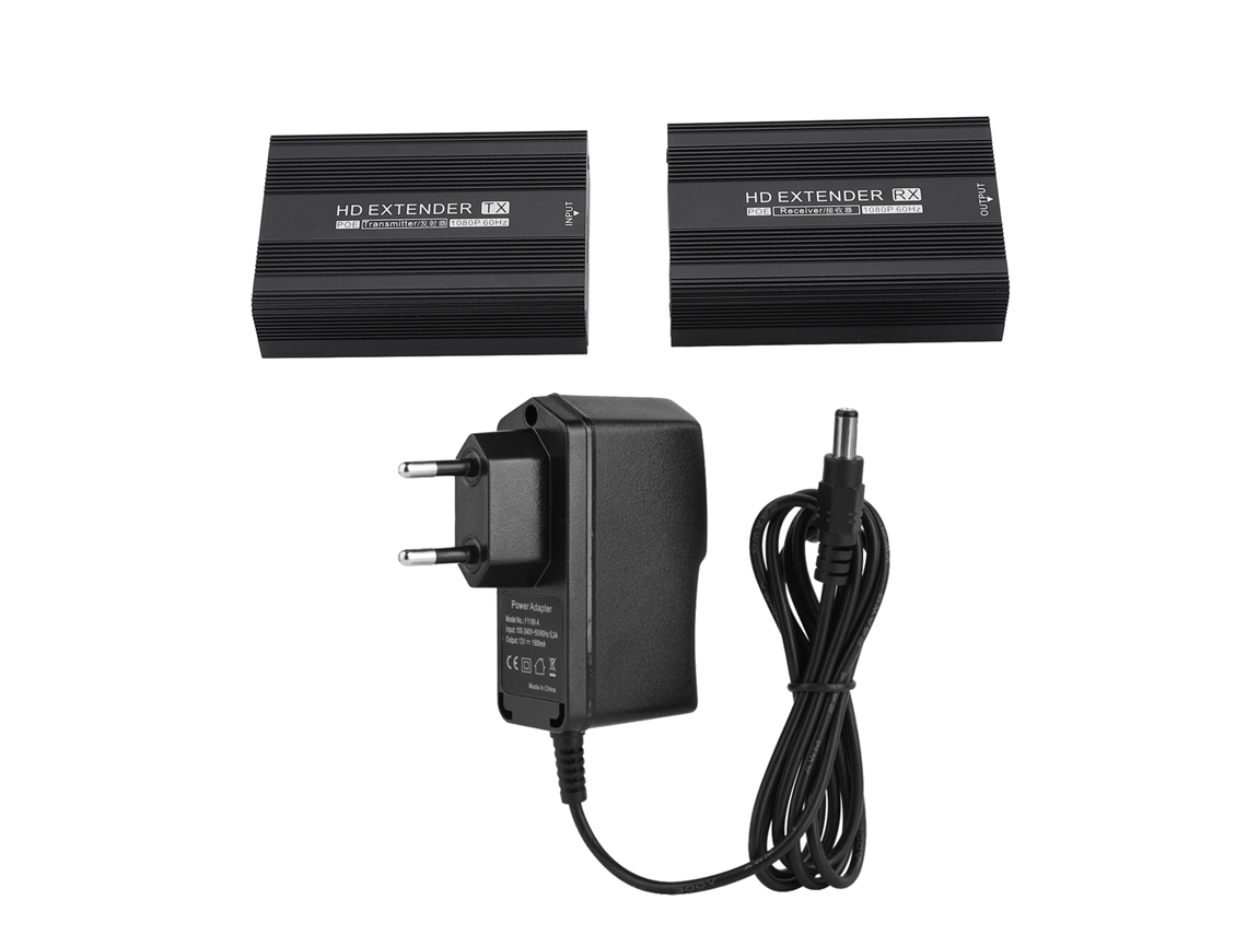 Aetheria extensor de Interface Multimídia Hd 1080p com Função Poe Até 150m Transmissor Receptor para Home Theater