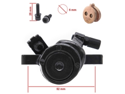 Pinça De Freio Mecânica Ct005-m08 L 50mm Preta Para Série Ninebot F E D
