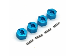 Conector Hexagonal em Metal para Upgrade de Automóveis Rc 1/16 Greymjx 16207 16208 16209 16210 H16 MDUG