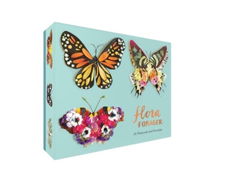 Livro Flora Forager Butterfly Notecards de Bridget Beth Collins (Inglês)