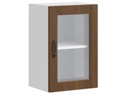 Kitchen Wall Cabinet, Kitchen Wall Cabinets Vidaxl Marrom Madeira Processada (n/a)