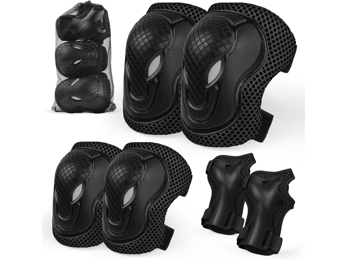Joelheiras AQUAFORGE masculinas táticas para basquete, proteção articular