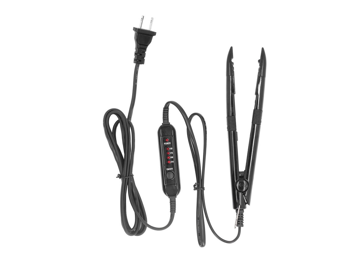 2026 kit de Ferro para Extensões de Cabelo 110v para Profissionais e Iniciantes com Acessórios Completos