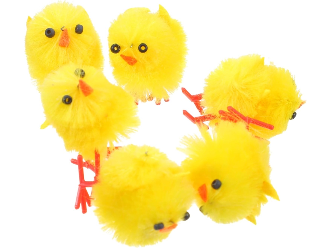 Conjunto De 6 Peças Decoração Páscoa Em Miniatura, Enfeites Mesa E