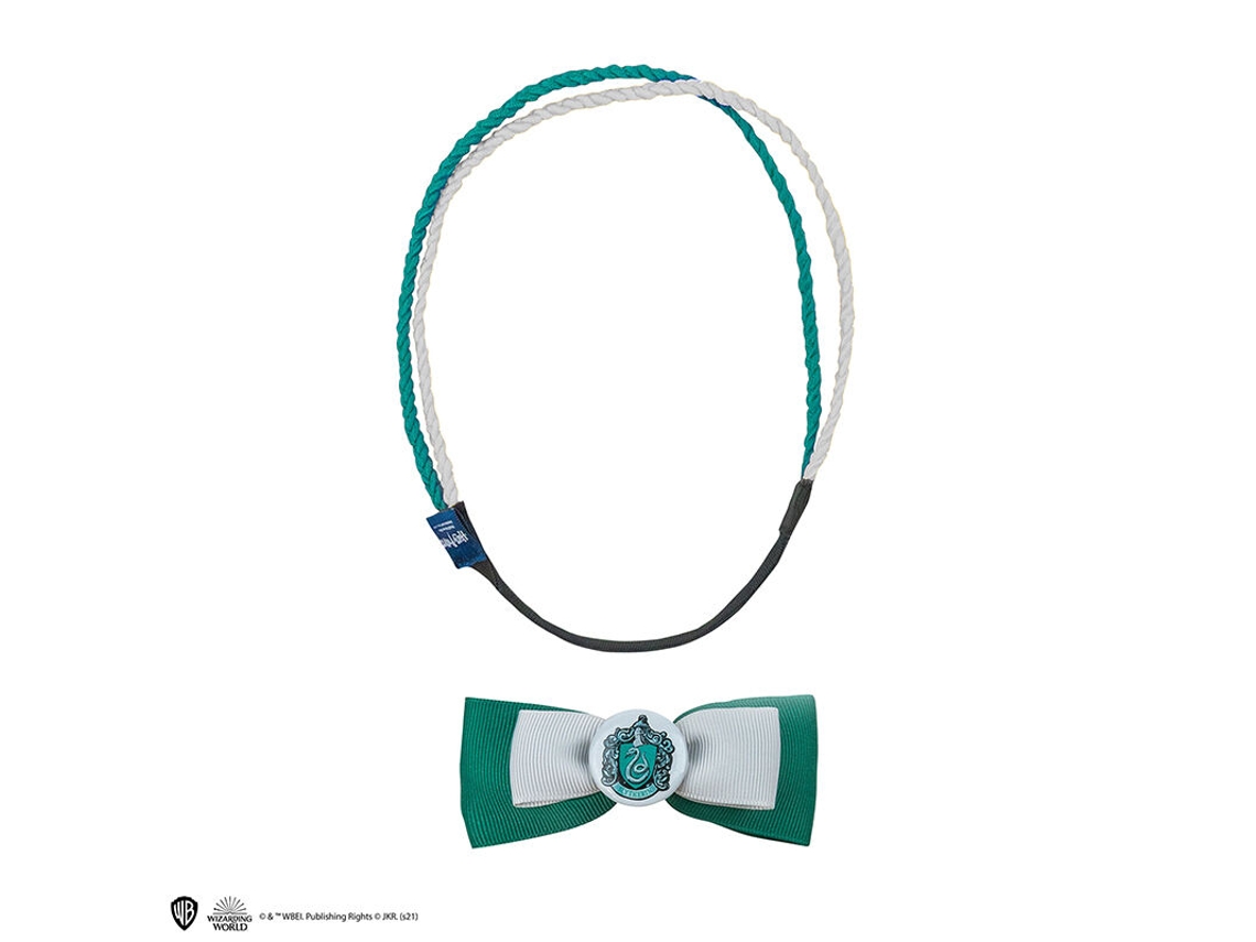 Diadema Com Clip Harry Potter Slytherin