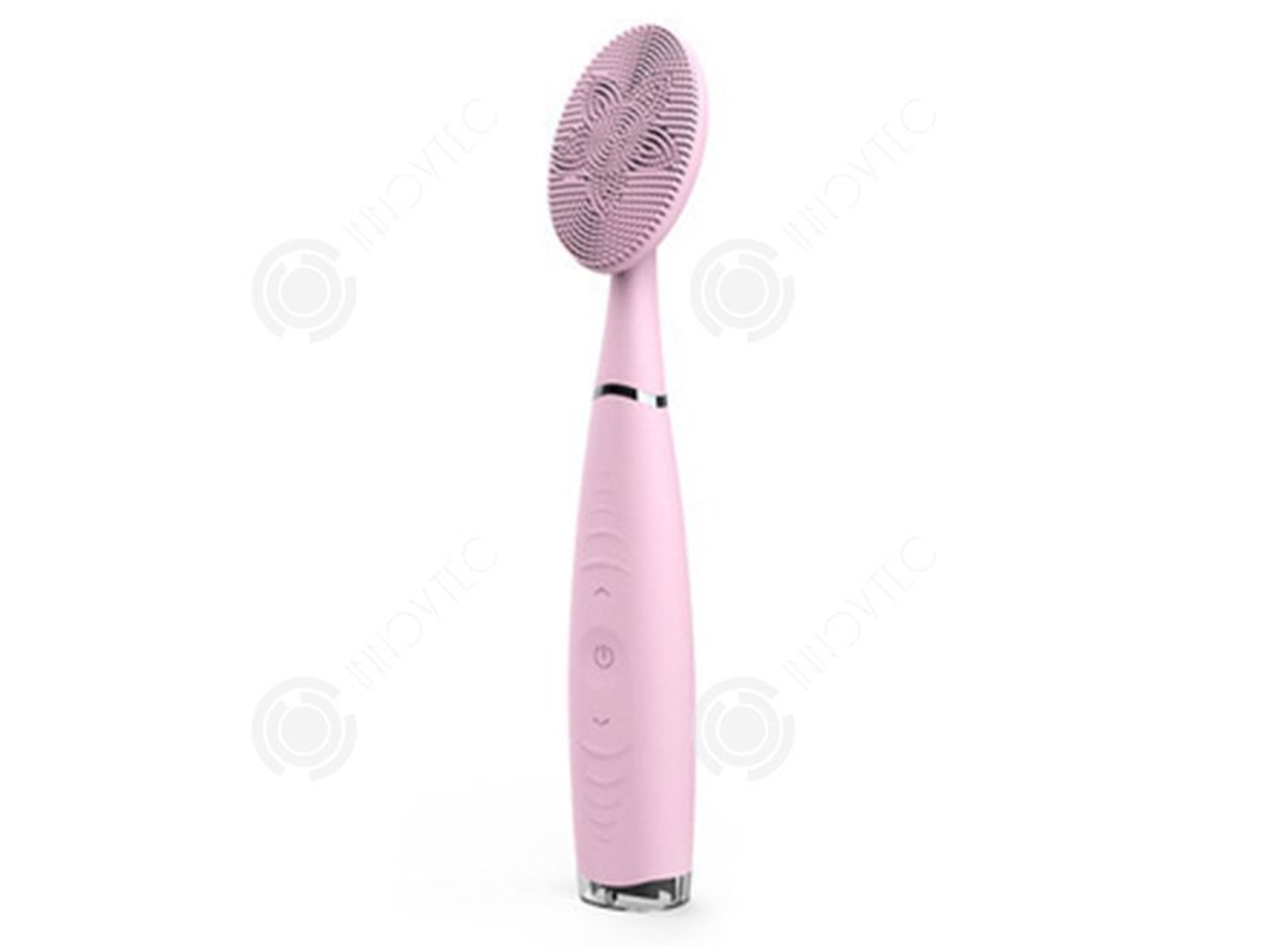 Inn Escova Limpa Facial Elétrica Bateria Externa Portátil 300 Mah Com Cabo Em Silicone À Prova Dágua Ipx6 Escova Limpa Vi Innovtec