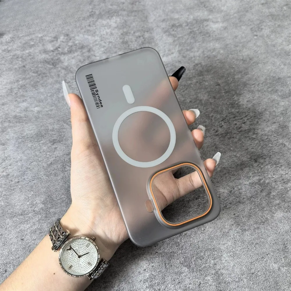 (cinza, Xiaomi 17 Max) Capa Magnética Fosca Semitransparente Para Celular, Compatível Com Magsafe, Capa Protetora À Prova De Choque.