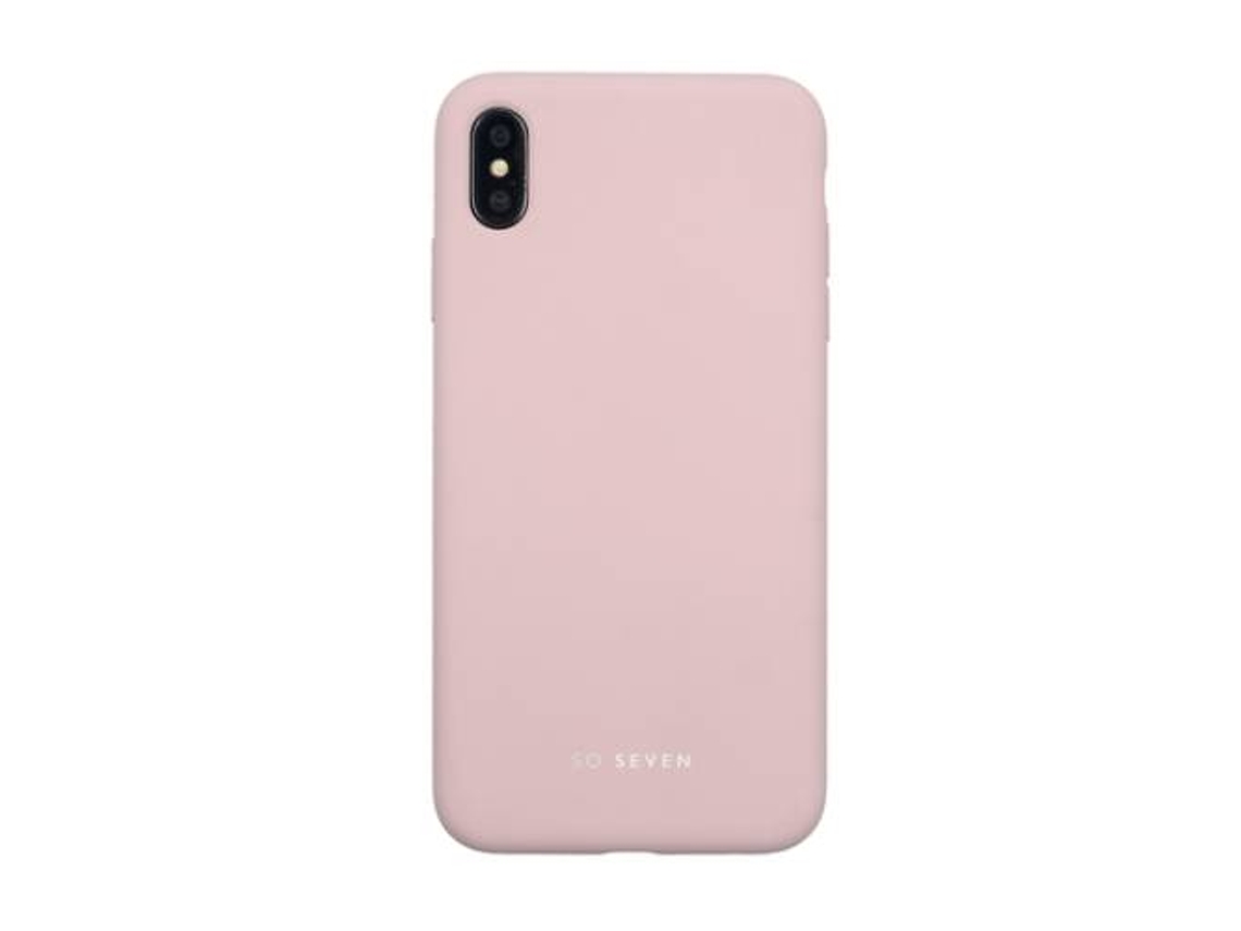 Capa para iPhone XS Max SO SEVEN Rosa .